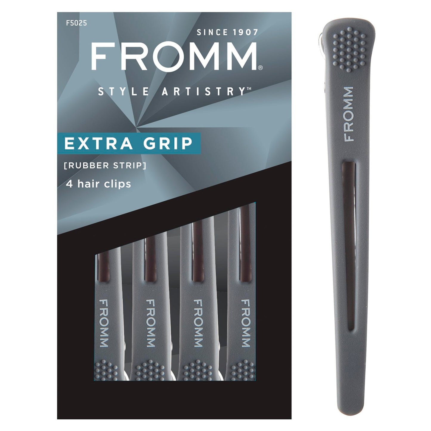 Fromm F5025 Extra Grip Rubberized Clip (Pack of 4)