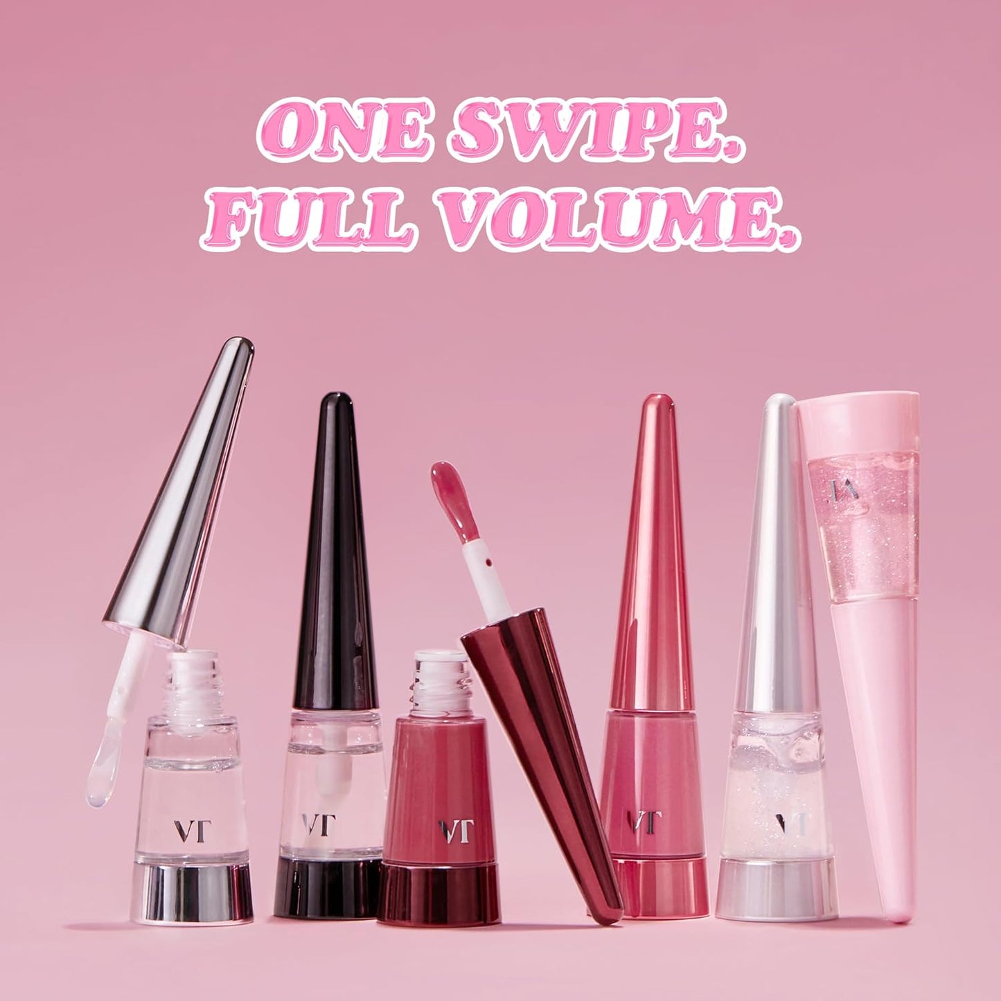 VT COSMETICS Reedle Shot Lip Plumper - Hydrating & Volumizing Gloss with Hyaluronic Acid | 0.15 oz Crystal Glitter