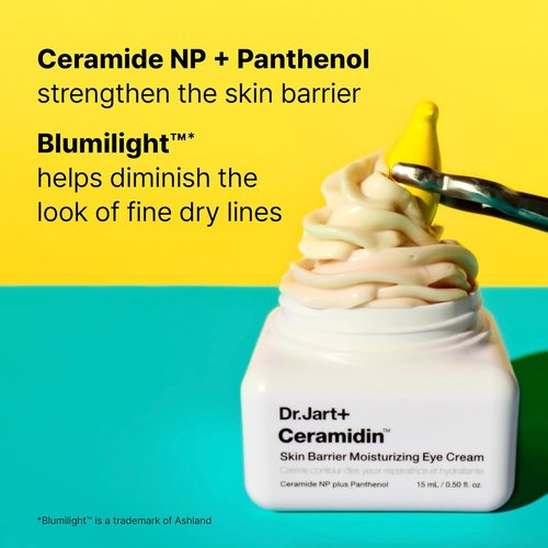 Dr.Jart+ Ceramidin Under Eye Cream - Hydrating Formula with Ceramides | 0.5 Fl Oz
