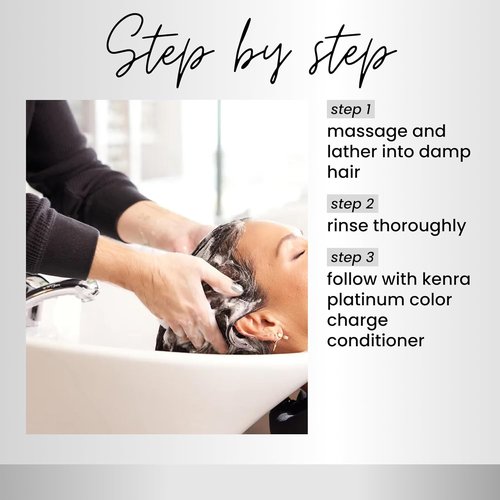 Kenra Platinum Color Charge Shampoo - Color Extending Formula for Maximum Retention | Up to 50 Washes