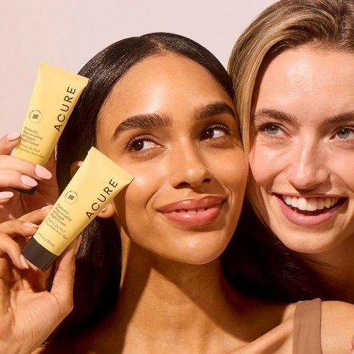 Acure Radically Rejuvenating Night Cream - Anti-Aging Peptide Face Moisturizer for All, Hydrating & Renewing, 1.7 fl oz (2 Pack)