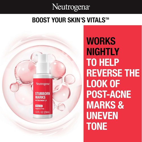 Neutrogena Retinol SA Face Exfoliating Treatment - Reverse Post-Acne Marks & Uneven Skin Tone | 1.0 Fl Oz