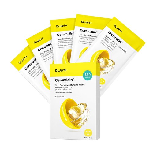 Dr.Jart+ Ceramidin Face Mask - Moisturizing Sheet Mask for Skin Barrier Repair | Korean Skincare