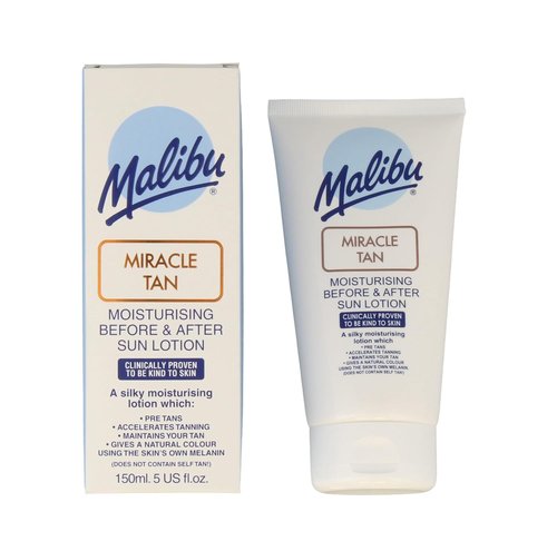 Malibu Miracle Tan Extender Lotion - Hydrating After Sun & Deep Bronzing Enhancer, 5 Fl Oz