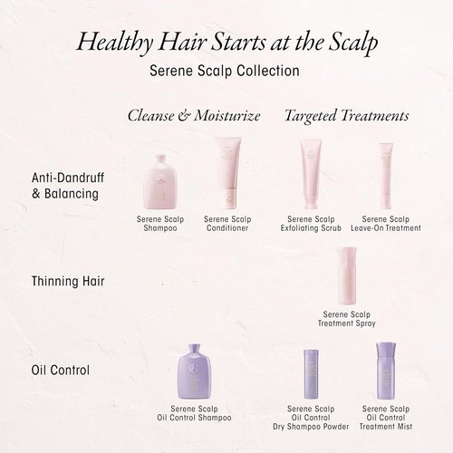 Oribe Serene Scalp Oil Control Shampoo - Balances Oily Scalp & Nourishes Hair | 8.5 Fl Oz