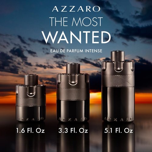 Azzaro The Most Wanted Eau de Parfum Intense - Seductive Woody Men's Cologne - Long-Lasting Ambery & Spicy Fragrance for Date Night