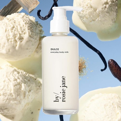By Rosie Jane Everyday Body Milk - Hydrating Toner & Moisturizer for Even Skin Tone | Aloe Vera & Turmeric (5 Oz)