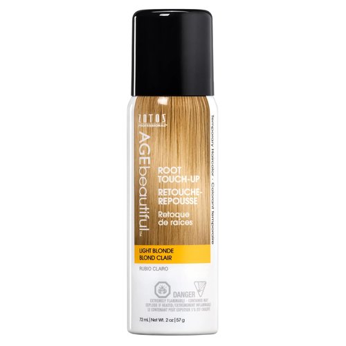 AGE Beautiful Root Touch Up Hair Color Spray - Temporary Gray Concealer | Adds Volume & Covers Thinning Patches