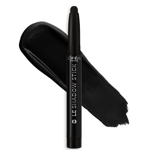 L'Oreal Paris Makeup Le Shadow Stick Eyeshadow - Blendable, Smudge-Resistant Cream in 490 All Night Black