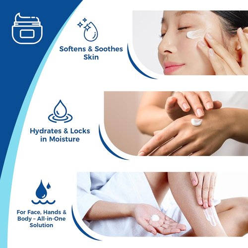 OUKEYA Urea Cream - Deep Moisturizer for Dry Skin | 10% Urea Formula, Fast Absorbing, 11.28 oz
