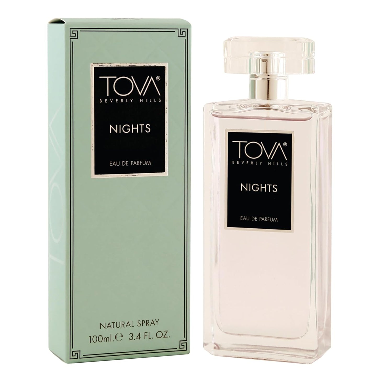 Tova Nights Eau de Parfum - Award-Winning Floral Musk Perfume for Women - Pear & Woods Scent | 3.4 fl oz