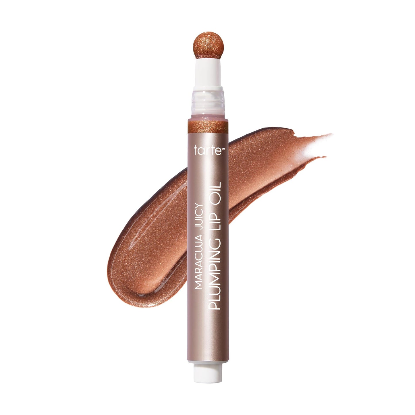 tarte maracuja juicy plumping lip oil - Hydrating & Volumizing Lip Plumper Gloss Balm with Nourishing Hyaluronic Acid & Vitamin E, Plumps & Moisturizes, Vegan & Cruelty Free