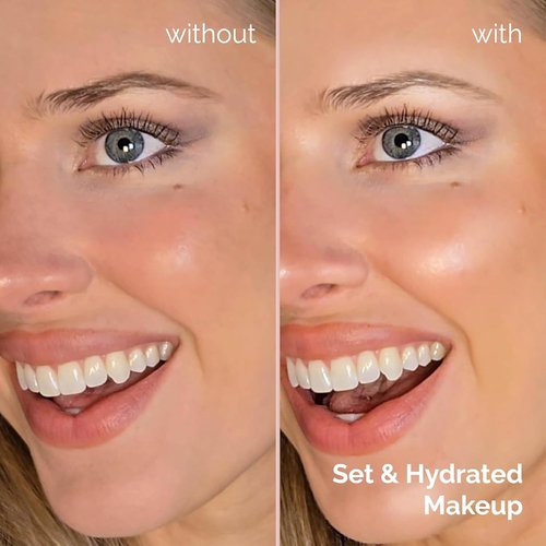 Elizabeth Mott Thank Me Later 3-in-1 Dewy Makeup Setting Spray - Hydrating, Long-Lasting Mist with Niacinamide | Travel-Size, 30ml