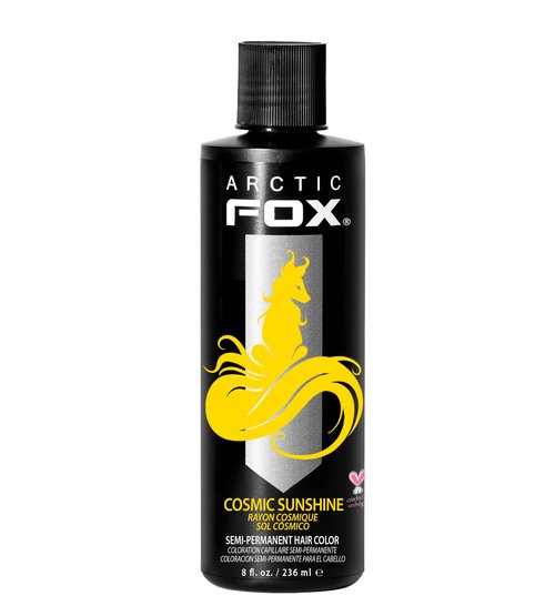ARCTIC FOX Vegan and Cruelty-Free Semi-Permanent Hair Color Dye (8 Fl Oz, COSMIC SUNSHINE)