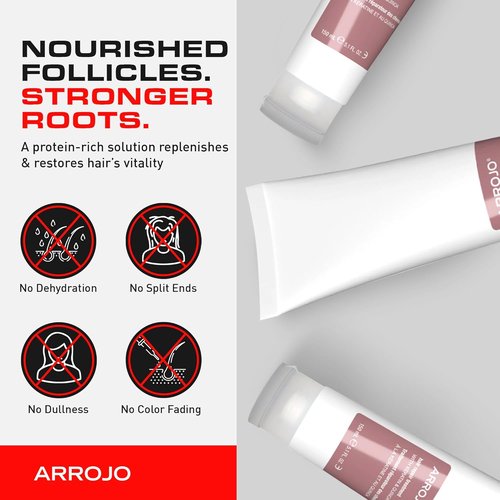 Arrojo Hair Repair Treatment - 5.1 Fl Oz | Cruelty-Free Keratin Conditioner Mask for Dry, Damaged Hair