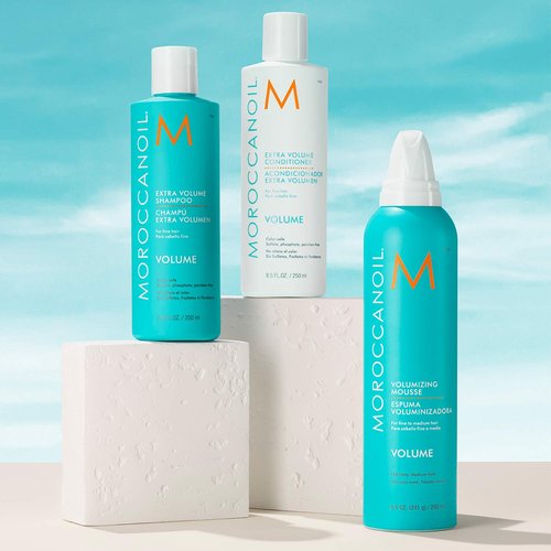 Moroccanoil Extra Volume Shampoo & Conditioner Bundle - 8.5 Fl. Oz Set for Full-Bodied Hair