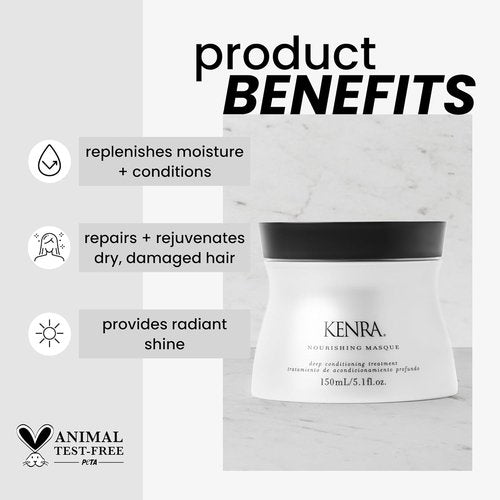 Regine Switzerland Nourishing Masque - Deep Conditioning Treatment for Dry, Damaged Hair | Replenishes Moisture & Adds Shine