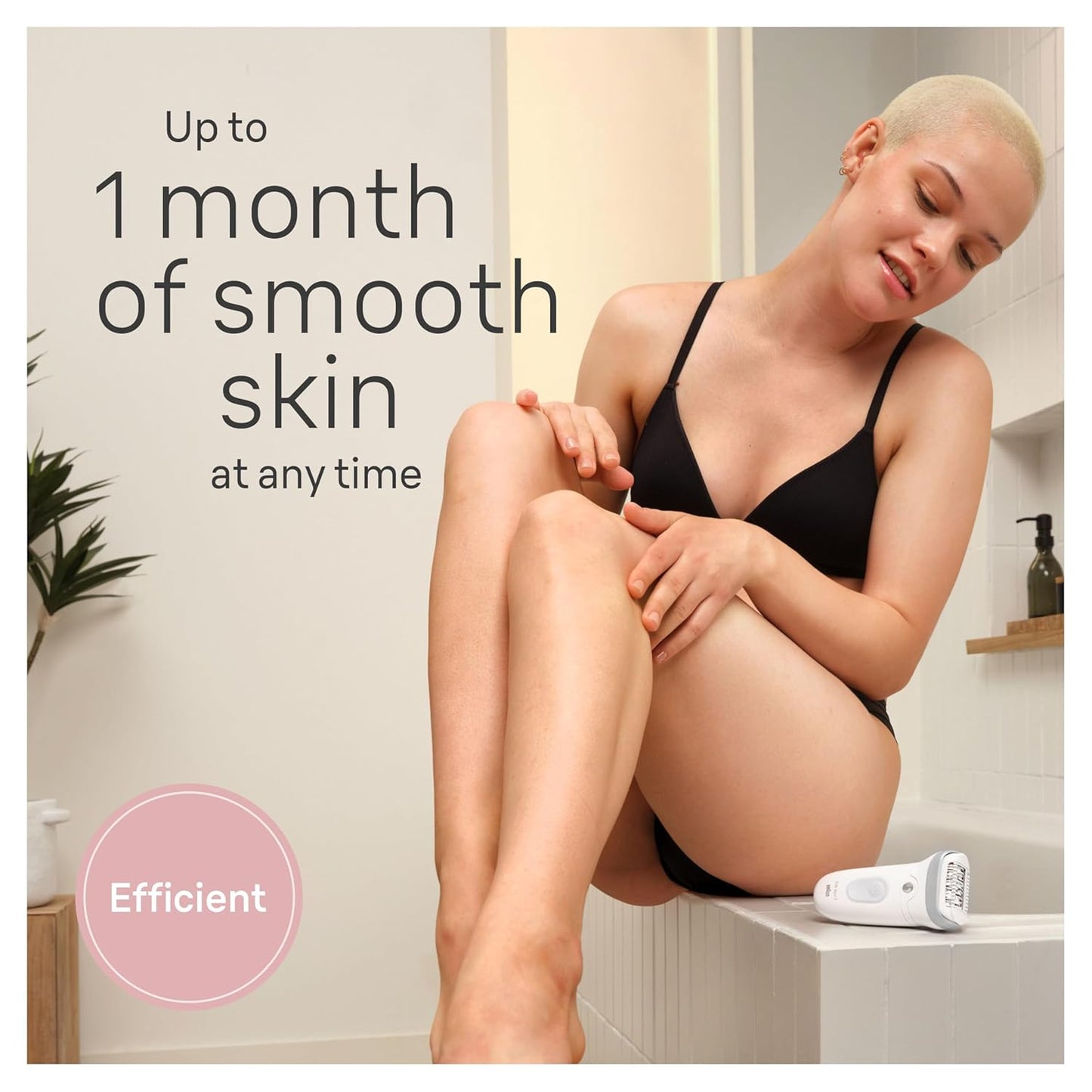 Braun Silk-épil 7 Epilator - Women's Hair Removal Device with Shaver Head & Trimmer Comb | Silver