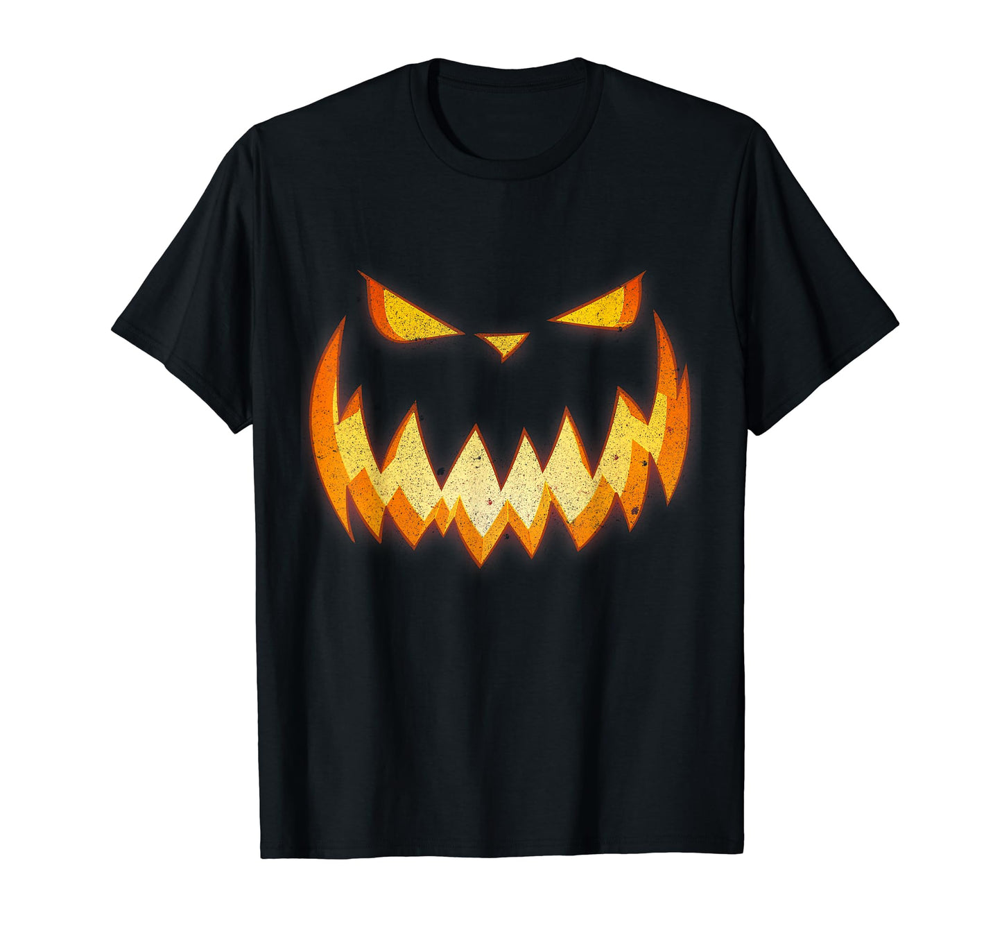 Jack O Lantern T-Shirt Funny Pumpkin Face Halloween Costume T-Shirt