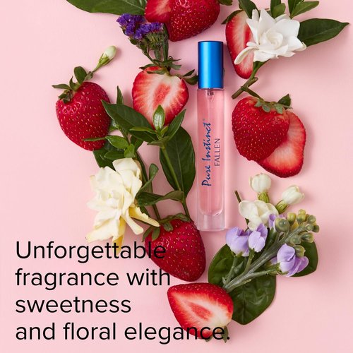 Pure Instinct FALLEN The Original Pheromone Infused Sprayer Perfume Cologne – For Her - Eau de Parfum EDP for Women - 0.31 Fl Oz