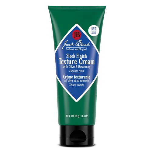 Jack Black Sleek Finish Texture Cream - Fragrance-Free Hair Styling Cream for Coarse & Wavy Hair, 3.4 Oz.