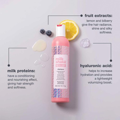 Milk_Shake Insta.Light Shampoo - Strengthening Formula with Filler Effect for Healthy Hair