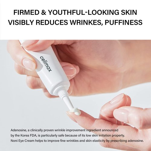celimax Real Noni Eye Cream | with Noni Extract & Bakuchiol (Retinol), Anti Aging, For Wrinkle, Crows Feet & Under Eye, Dark Circles, Brightening, Hydrating, Sensitive For Skin, 20ml