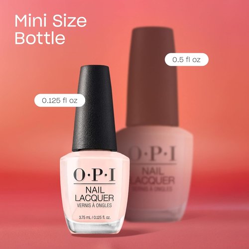 OPI Nail Lacquer Mini Pack - 4 Iconic Crème Shades | Chip Resistant Nail Polish Gift Set