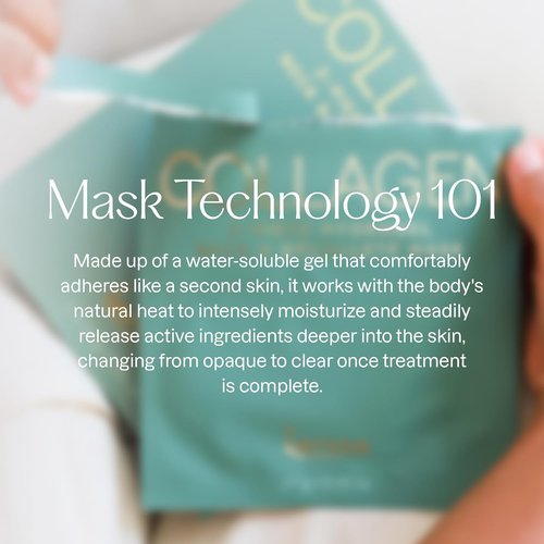 Karuna Collagen Neck & Chest Hydrogel Mask - Firming & Hydrating K-Beauty Treatment | 1-Pack for Wrinkles & Sagging Skin