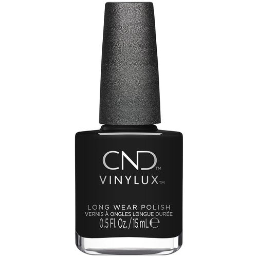 CND Vinylux Black Nail Polish - Longwear Gel-Like Shine & Chip Resistant, 0.5 Fl Oz