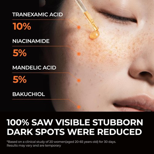 **DOMINAS 10% TXA Hyper P-Toning Serum - Brightening & Discoloration Correcting with 5% AHA & Niacinamide | 1.01 fl oz**