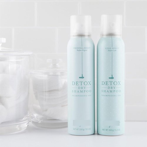 Detox Dry Shampoo Spray - Absorbs Excess Oil & Refreshes Hair | Original Scent, 3.8 Oz, Pack of 2