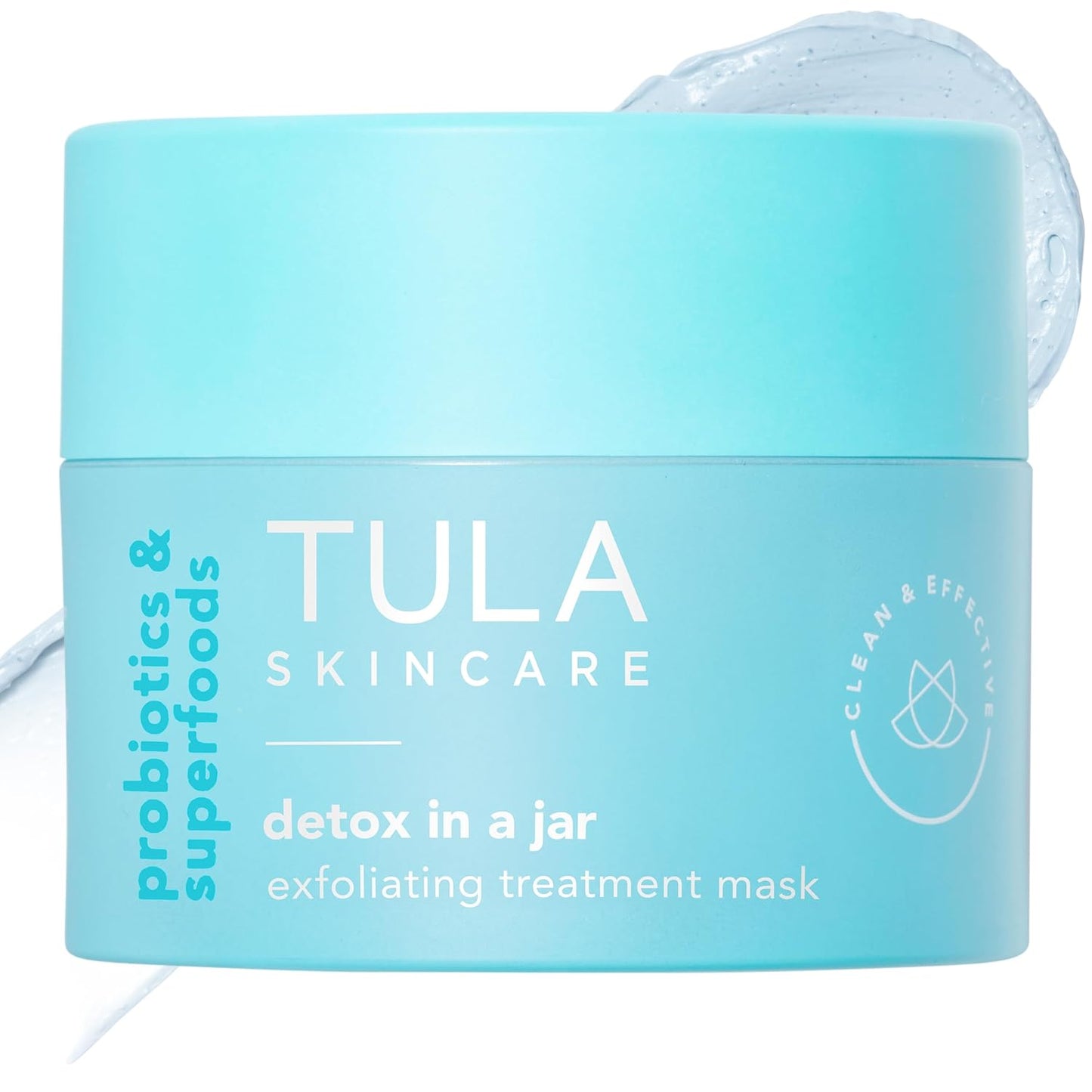 TULA Skin Care Detox Mask - Exfoliating Treatment with Hydrating Vitamin E & Bentonite Clay | 1.7 oz