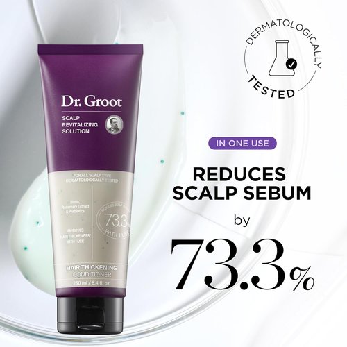 Dr. Groot Thickening Shampoo & Conditioner Set - Biotin & Rosemary for Hair Loss Treatment | Scalp Repair