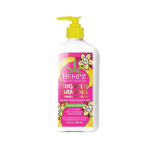 Hempz Sugared Banana & Vanilla Blossom Body Lotion - Ultra Hydrating Moisturizer for All Skin Types | 17 oz