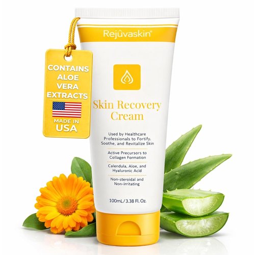 Rejuvaskin Skin Recovery Cream - Aloe Vera Eczema Relief for Dry, Itchy Skin | 100 ml Hydrating Moisturizer