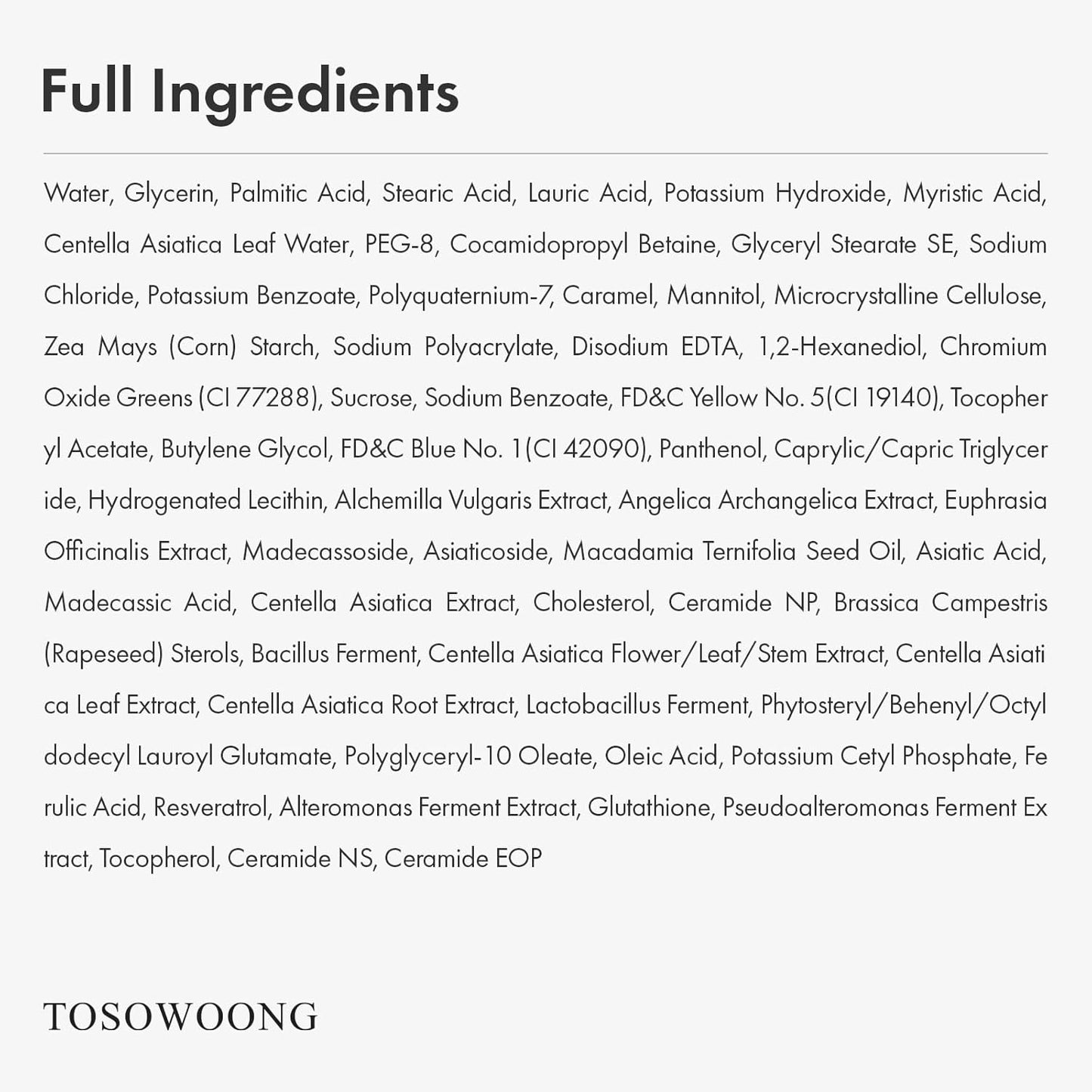 TOSOWOONG Madagascar Centella Face Wash - Mochi Whip for Blackheads & Clogged Pores | 100 ml