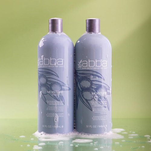 ABBA Moisture Conditioner - Nourishing Olive Butter & Peppermint Oil | 8 Fl Oz