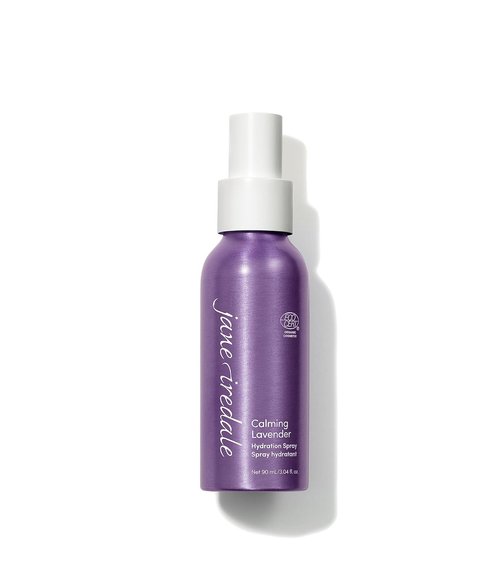 Jane Iredale Calming Lavender Hydration Spray - Natural Moisture-Locking Facial Mist for Soothing Redness & Makeup Setting