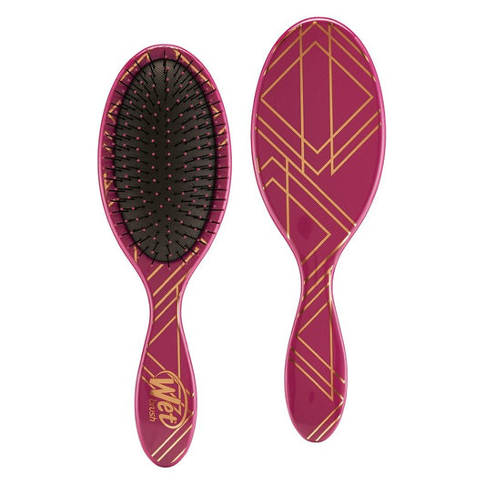 Wet Brush Original Detangler Brush - Free Spirit, Sangria - All Hair Types - Ultra-Soft IntelliFlex Bristles Glide Through Tangles with Ease - Pain-Free Comb for Men, Women, Boys and Girls