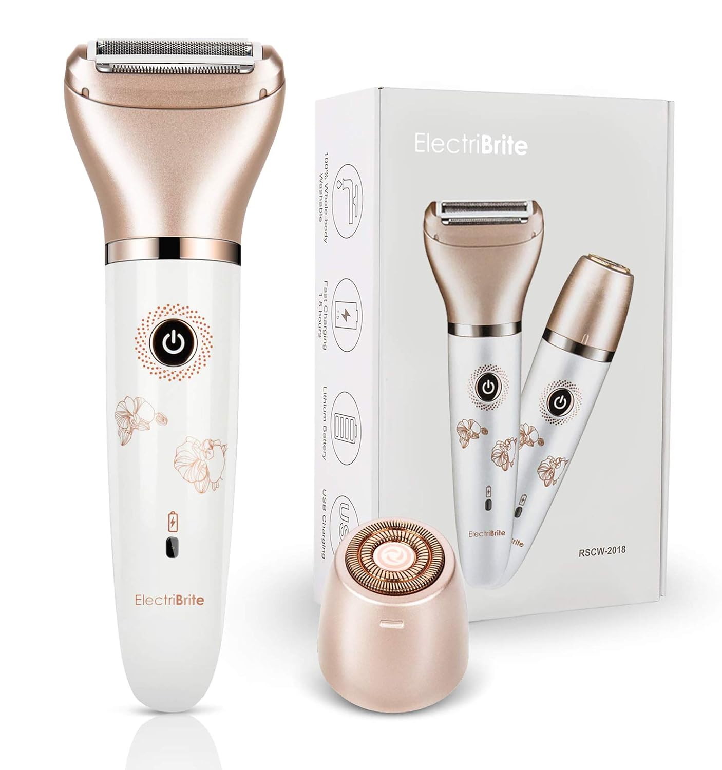 Skiennix Electric Razor for Women - Painless 2-in-1 Shaver & Hair Remover | Portable Waterproof Design