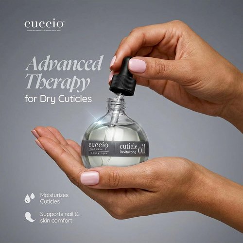 Cuccio Naturale Revitalizing Cuticle Oil - Lightweight Hydrating Nail Conditioner with Vitamin E | 2.30 Fl Oz