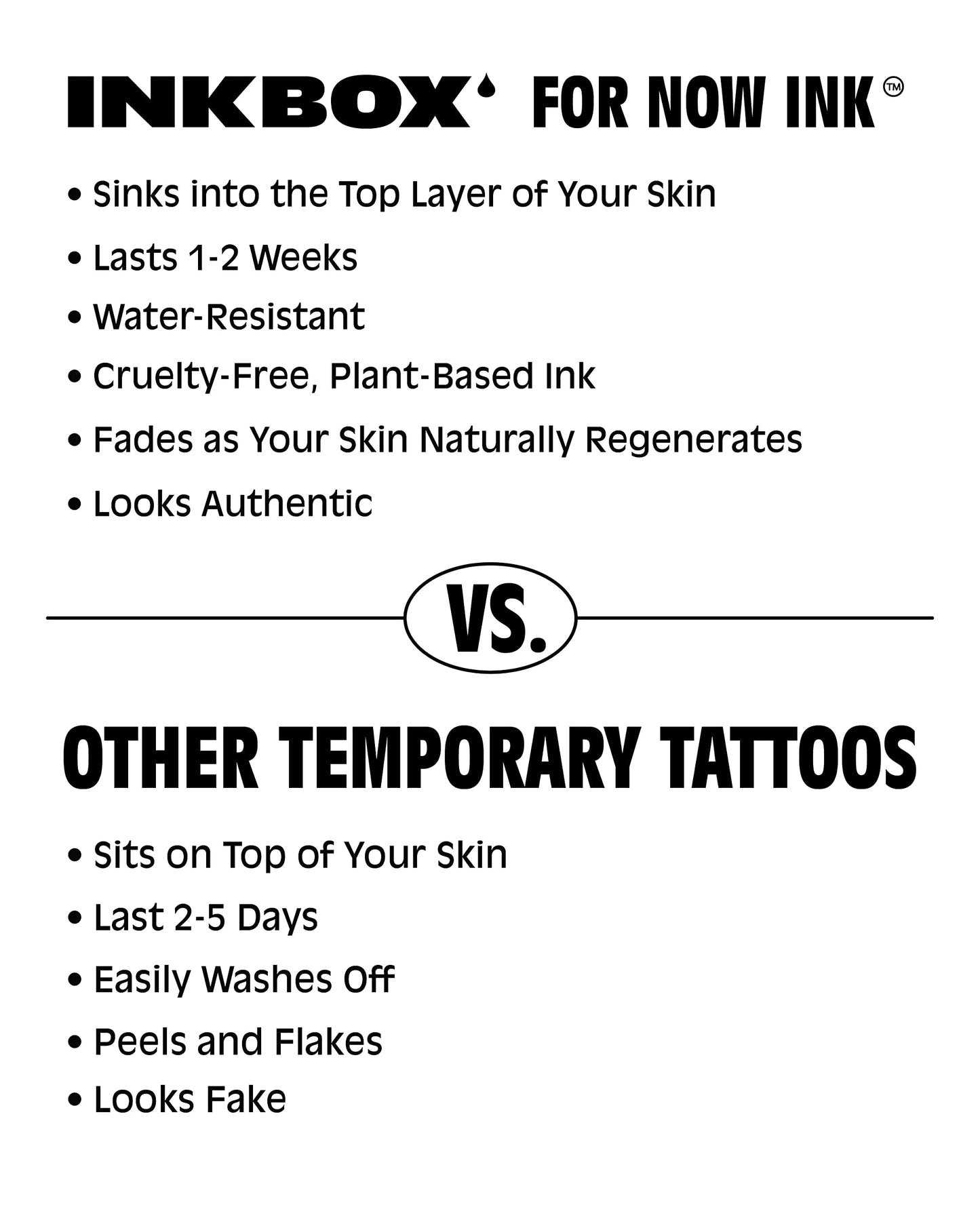 Inkbox Temporary Tattoos, Semi-Permanent Tattoo, One Premium Easy Long Lasting, Water-Resistant Temp Tattoo with For Now Ink - Lasts 1-2 Weeks, Airplane Tattoo, Keep Flying, 2 x 2 in