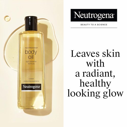 Neutrogena Body Oil - Lightweight Fragrance-Free Moisturizer for Silky Soft Skin | 8.5 fl oz