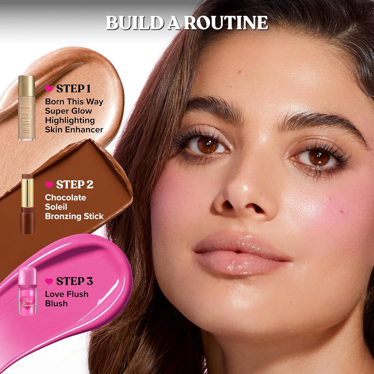 Too Faced Love Flush Blush - Glowing Liquid Blush for Luminous Color | Blendable & Versatile Finish