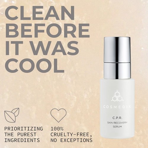 COSMEDIX CPR Skin Recovery Serum - Firming & Hydrating for Fine Lines, Redness | Daily Skincare for Sensitive Skin