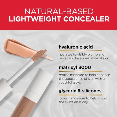 Mirabella Invincible Under Eye Concealer - Full Coverage Hydrating Formula for Dark Circles | Tan T160