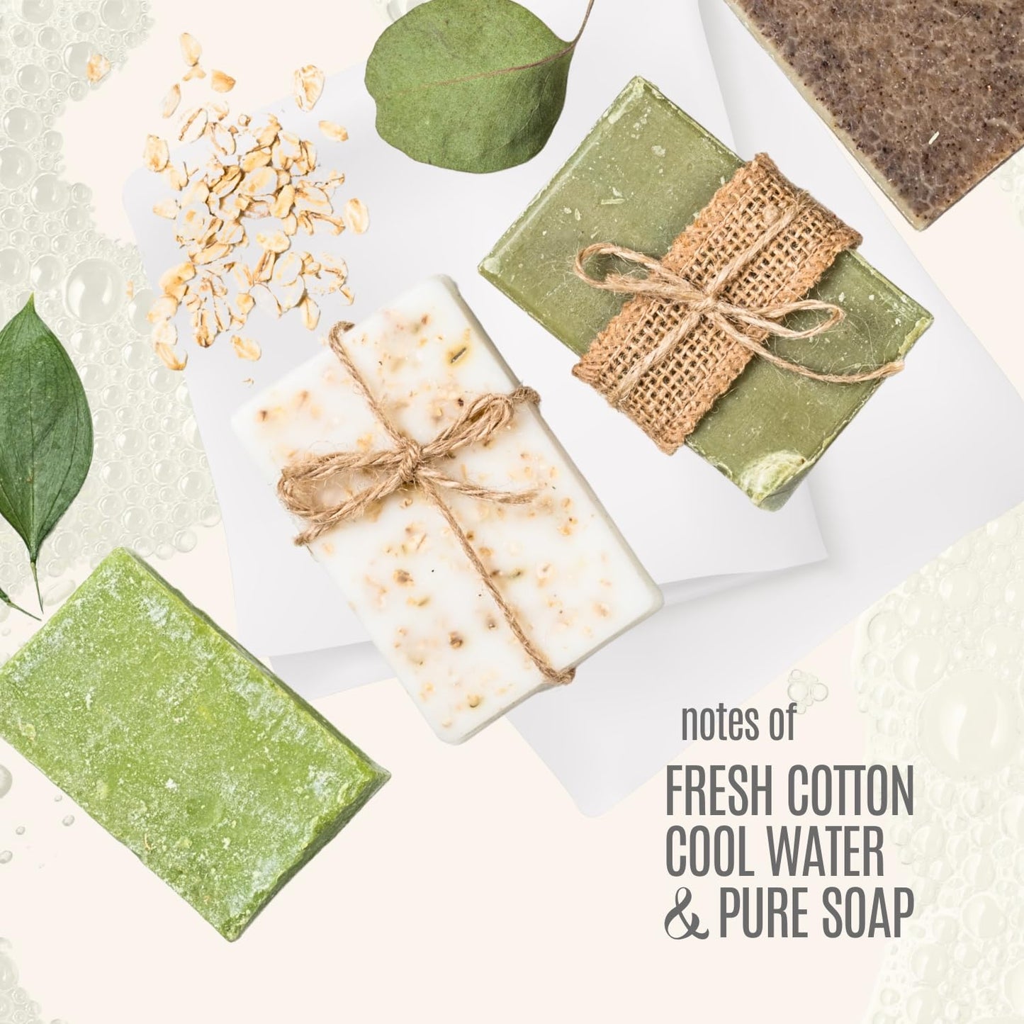 Solnbody SOAPED CLEAN Body & Hair Cologne Mist - Fresh Soap, Cool Water & Clean Cotton Scent with Skincare Extracts