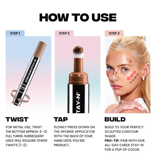 Sacheu Liquid Contour - Long-Lasting Cream Contour Makeup | Blendable, Lightweight & Vegan Formula