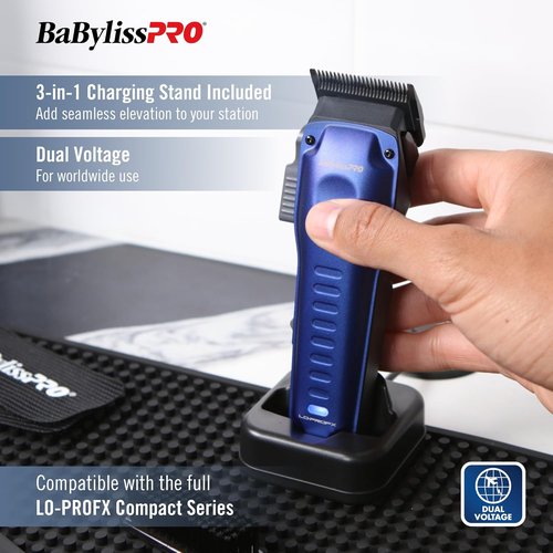 BaBylissPRO High-Performance LO-PROFX Hair Clipper - Compact Design for Precision Cutting